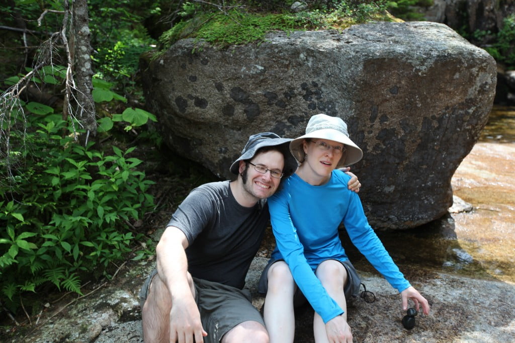 Maurice and Emily at Zealand Falls