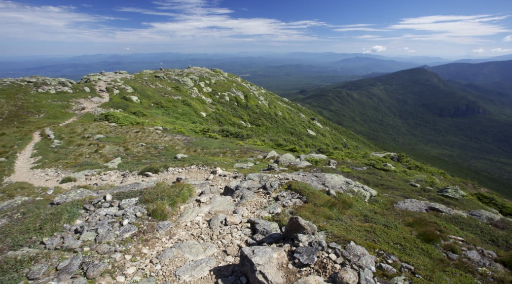 The end of Franconia Ridge, with Garfield awaiting