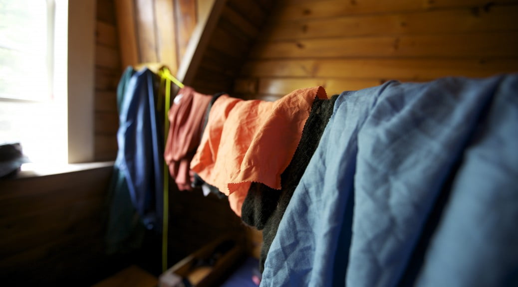 Tibetan prayer flag laundry